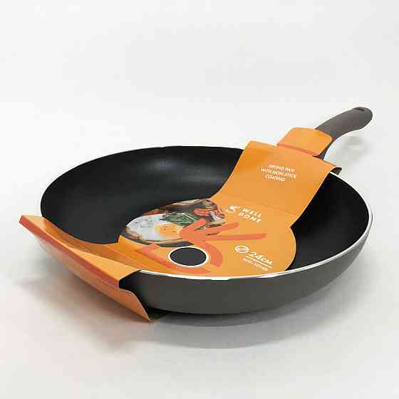 Сковороди без масла WELL, Кулінарна сковорода з антипригарним покриттям, Сковорода з товстим дном XJ-96 Івано-Франківськ