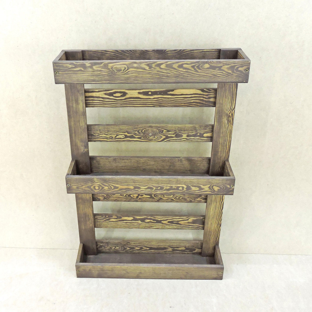 Полиця настінна для квітів "Табоан" капучино Миколаїв - фото 7