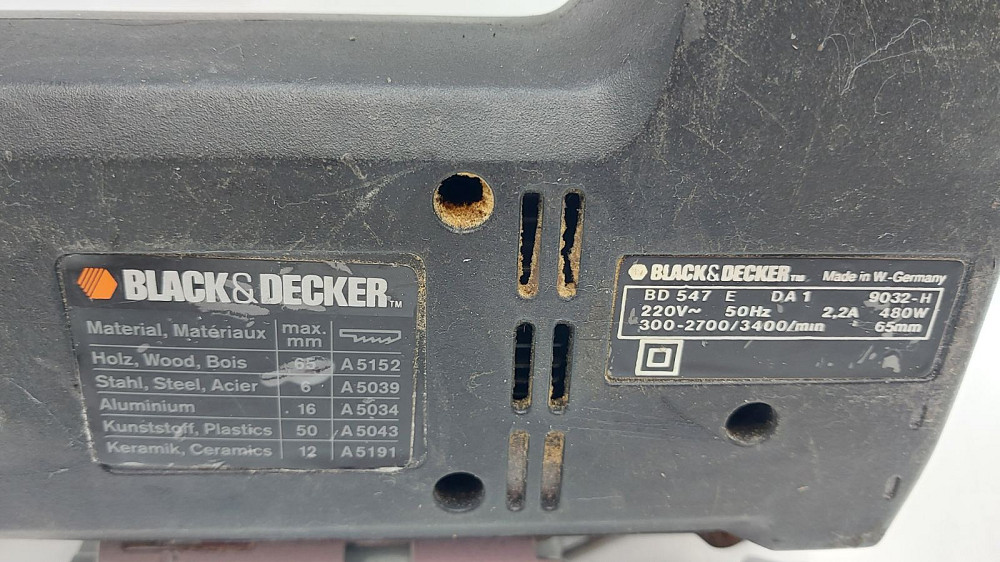 Електричний лобзик Black Decker BD 547 E (Б клас) Луцьк - фото 3