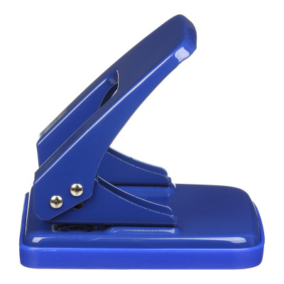 Діркопробивач Buromax металевий, до 25 аркушів, 122 х 108 х 54 мм, синій (BM.4030-02) Вінниця - фото 3