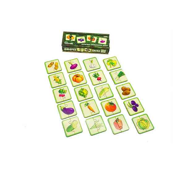 Дерев'яна головоломка "Овочі" Puz-95963, 40 елементів Вінниця