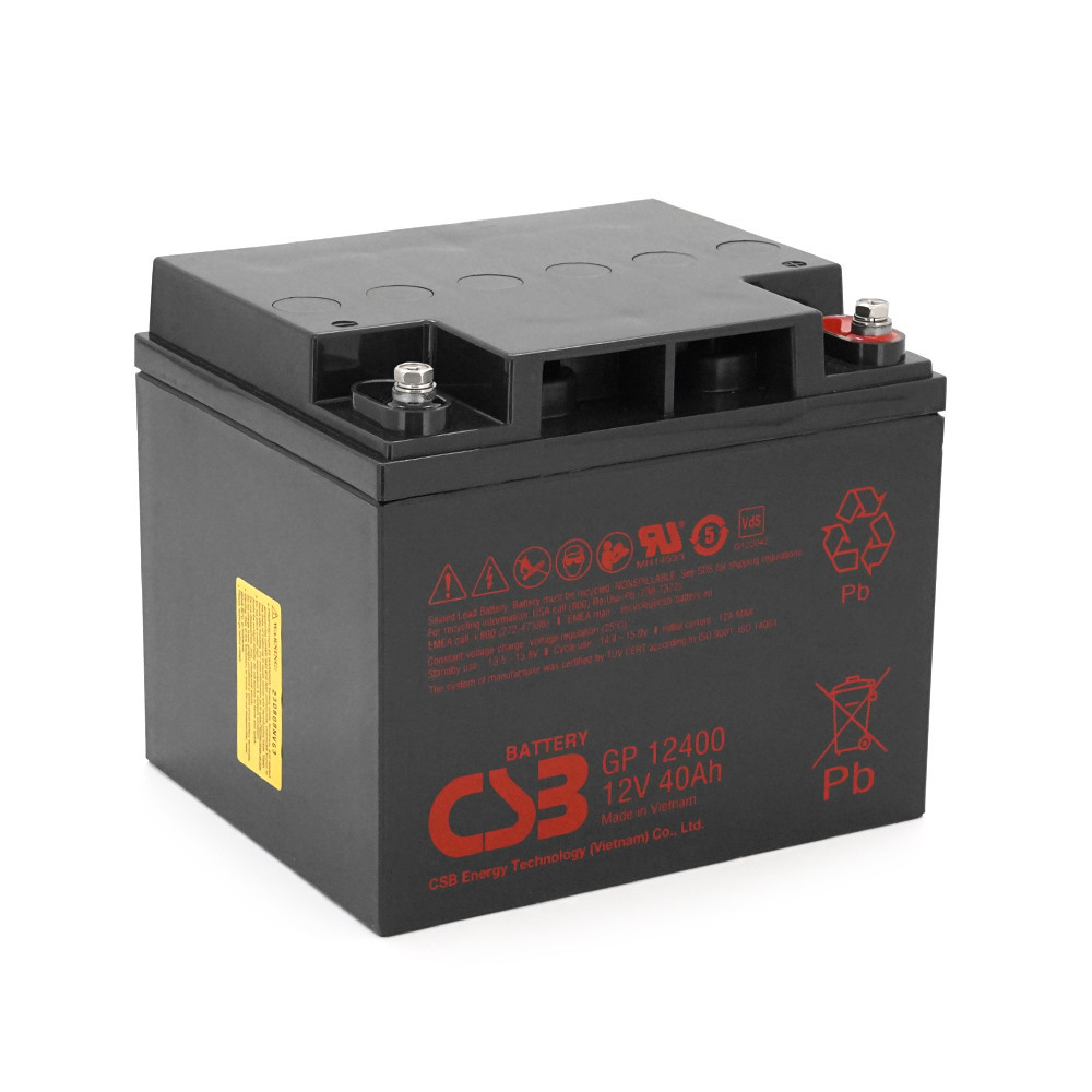 Акумуляторна батарея CSB GP12400, 12V 40Ah (197х166х170мм), Q1 Київ - фото 1