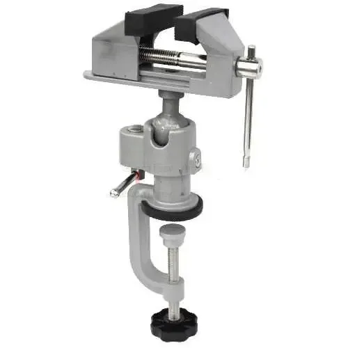 Міні тиски поворотні (алюмінієвий сплав) RH-002, R'Deer Полтава - фото 1