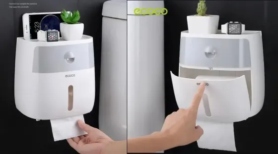 Держатель для туалетной бумаги бумажных полотенец Towel Holder Ecoco Коломыя