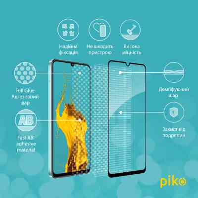 Стекло защитное Piko Full Glue RealMe C51 Black (1283126582851) Винница