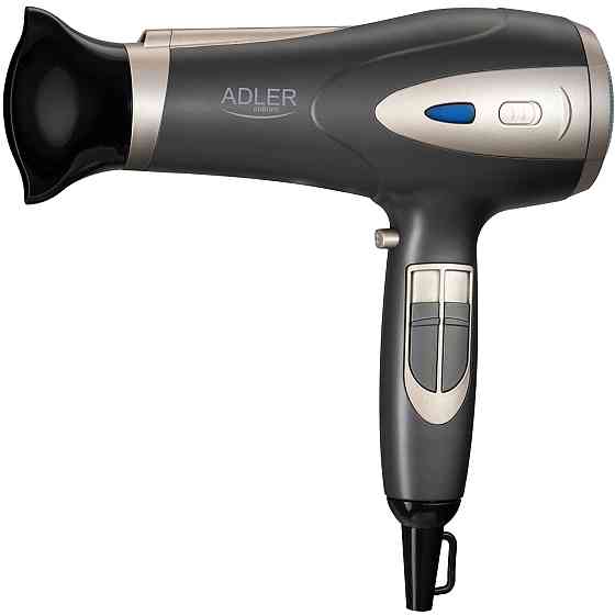 Фен Adler AD 2248 grey champane 2200Вт/ 2 швидкості/ хол.обдув/ темп.режимів-3/ іонізація/ дифузор Вінниця