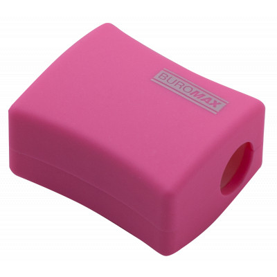 Точилка Buromax ALFA, RUBBER TOUCH с контейнером 2 отверстия (BM.4778-1) Винница - изображение 6