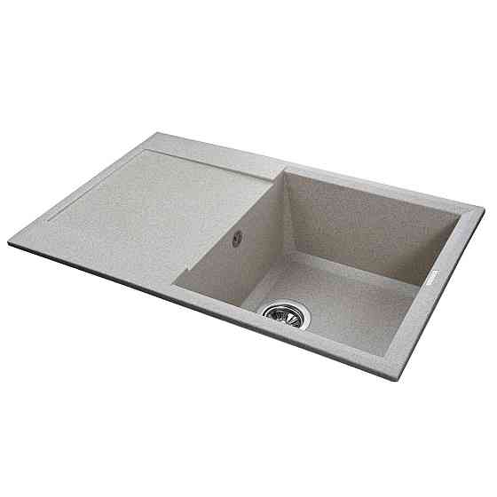 Гранітна мийка Globus Lux KOMO мигдаль 790х500мм-А0008 (000021037) Київ