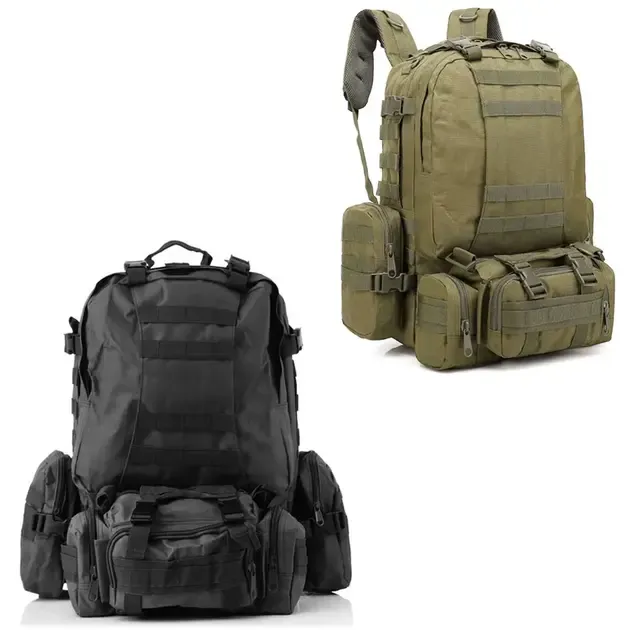Хаки Рюкзак тактический с итогами Eagle B08 55 литр / Военный, штурмовой / Армейский Коломия - фото 2