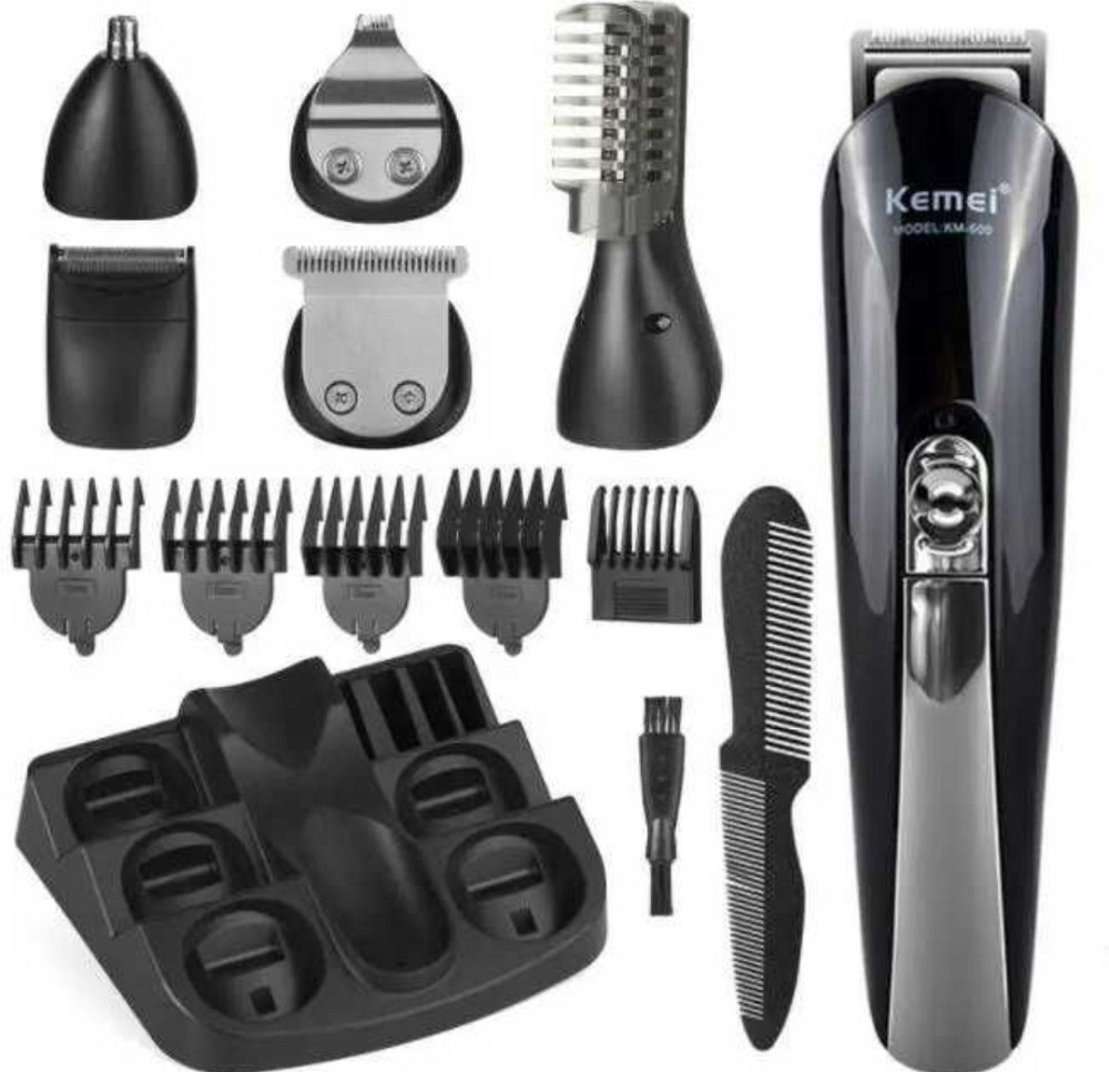 Машинка для стрижки волос триммер Kemei KM-600 11 в 1 Київ - фото 5