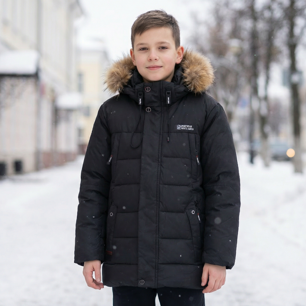 Підліткова зимова куртка для хлопчика на холофайбері 152,158,164 Миколаїв - фото 4