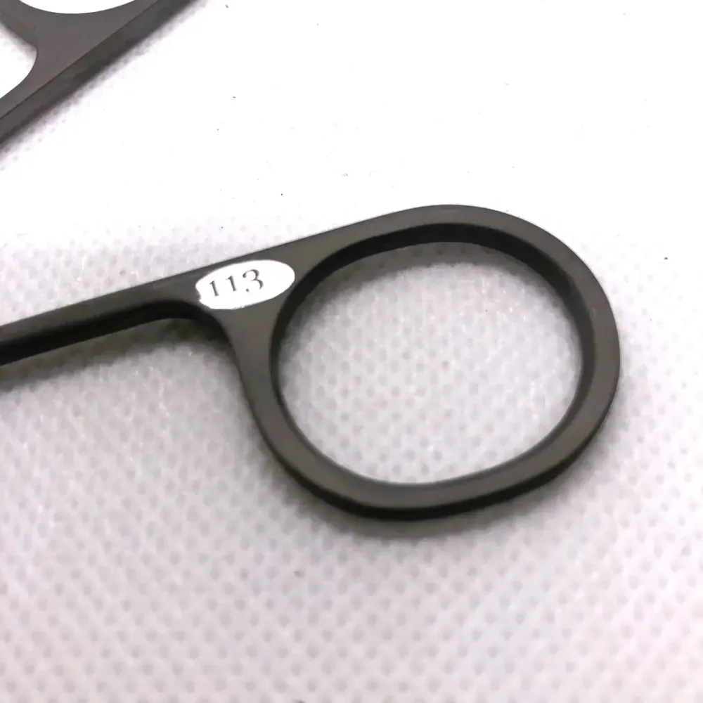 OLTON профессиональные ножницы для кутикулы, титановые 113 мм. С тонкими изогнутыми режущими полотнами. Киев - изображение 5