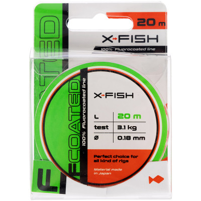 Флюорокарбон X-Fish FCoated 20m 0.18mm 3.1kg (1917.01.42) Винница - изображение 2