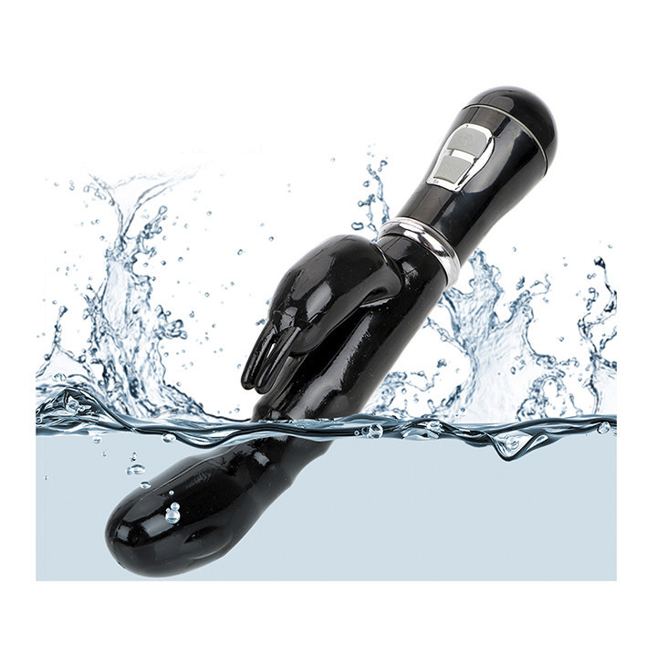 Вибратор Bunny 12 режимов - Чёрный – Вибраторы Винница - изображение 1