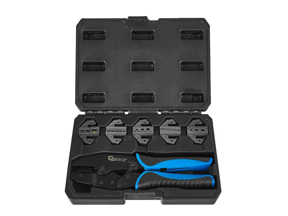 Затискач конекторів "GeKo" з 5 матрицями Київ - фото 9