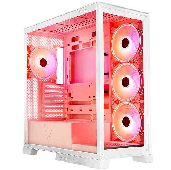 Корпус Modecom VOLCANO SPACE APEX ARGB 4x140mm fans MIDI USB 3.0x2+TYPE-C WHITE без БЖ ATX Вінниця