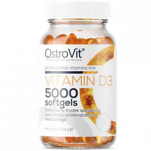 Витамин D3 Ostrovit Vitamin D3 5000 250 softgel Луцк