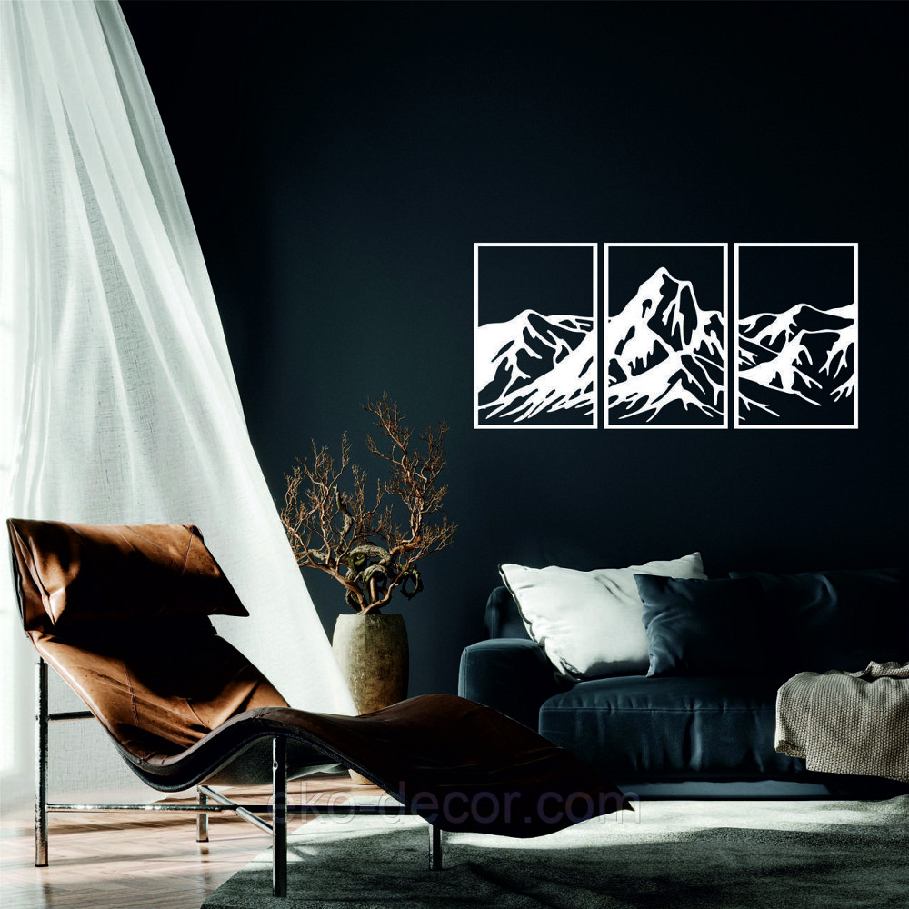 Декоративне настінне Панно «Гори», Декор на стіну Київ - фото 6