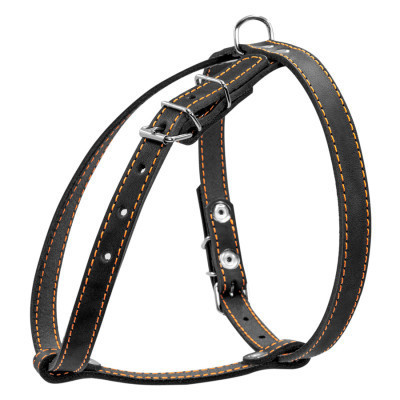 Шлей для собак Collar одинарная для малых пород Ш 14 мм А:40-48 см В:43-51 см черная (06341) Винница - изображение 2