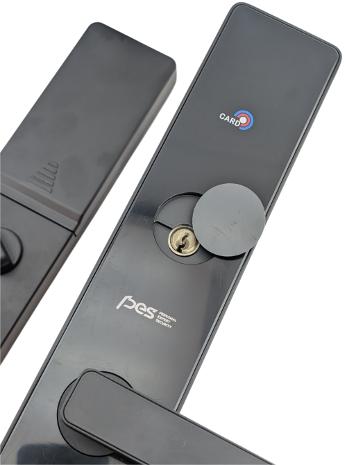 Електронний готельний замок PES Hotel, правосторонній, чорний Київ - фото 5