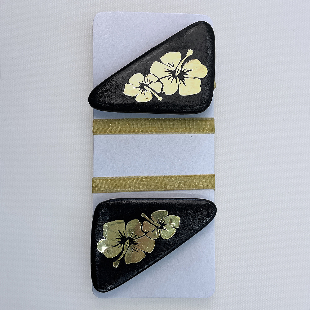 Магниты для штор и гардин Карпаты набор 2 шт Черный с золотистым (81-257) Киев - изображение 7