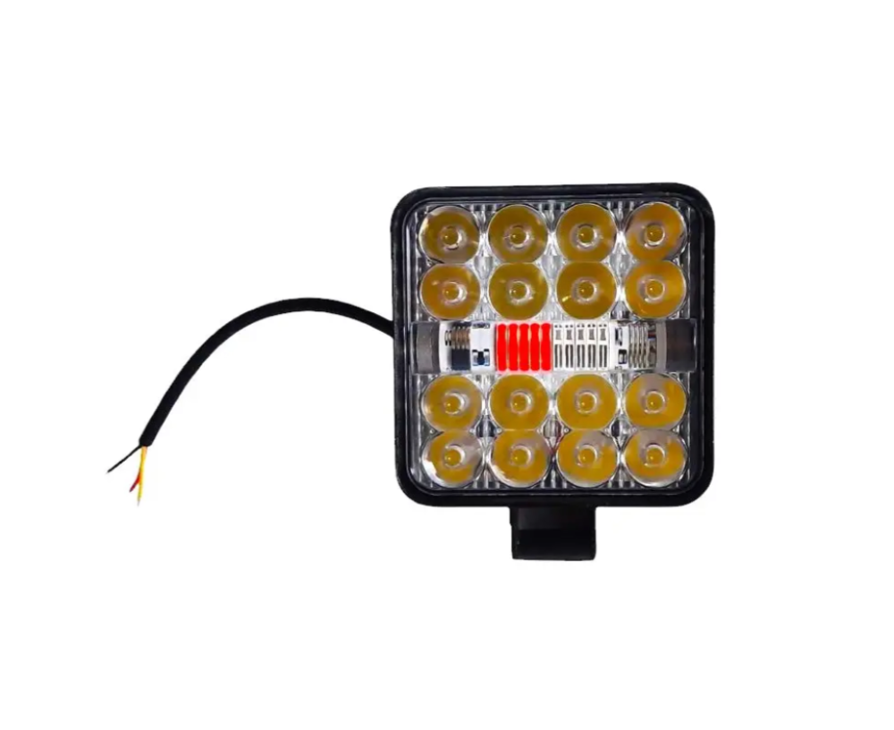 Фара LED дальнє світло 32W/9-36V/16LED 06-32W + стробоскоп (red/blue) Вінниця - фото 1
