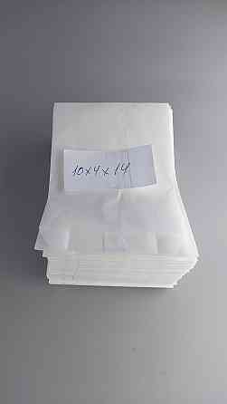 Жиростійкий паперові пакети саше 10/4*14 Білий (100 шт.) Харків