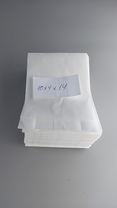 Жиростійкий паперові пакети саше 10/4*14 Білий (100 шт.) Харків - фото 4