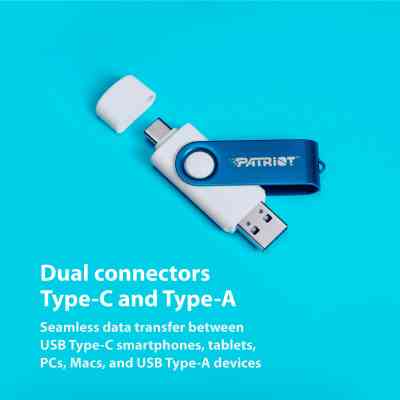 USB флеш накопитель Patriot 64GB Xporter X550 USB 3.2/Type-C (PS64GX550AAD) Винница