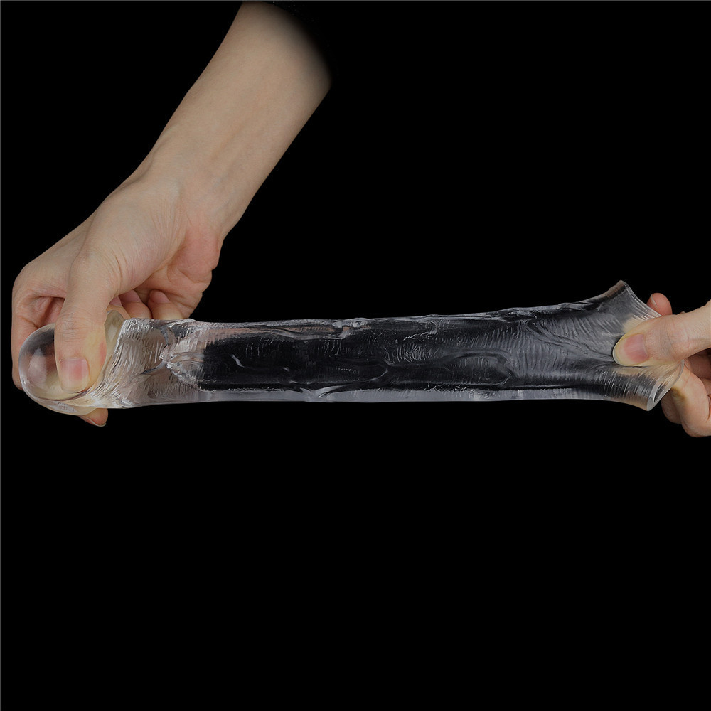 Насадка - Flawless Clear Penis Sleeve Add 2" Clear Sex Aura Київ - фото 6