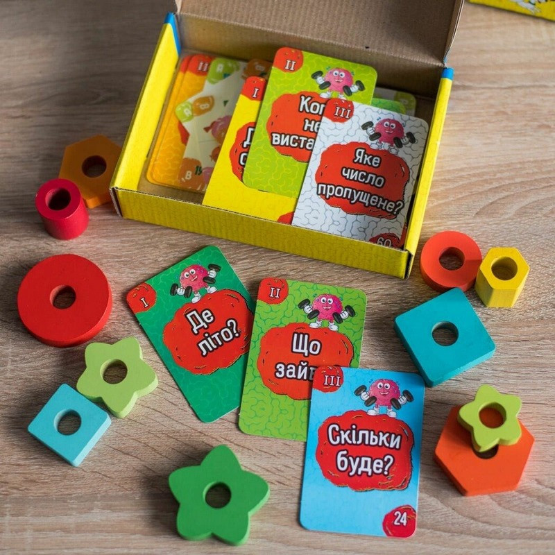 Карткова гра "Прокачай свої мізки" 10100642, 72 картки Вінниця - фото 4