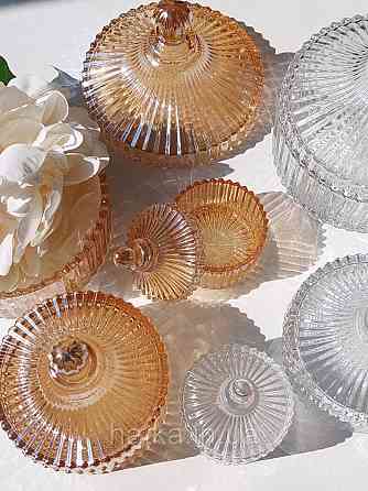 Цукорниця ємність для зберігання скляна "Золотий купер" 520 мл
 коричневе товсте скло Київ