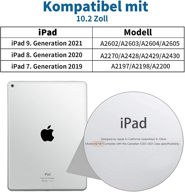 Защитный чехол с Bluetooth клавиатурой для iPad 10.2 (2019/20/21)/pro10.5(2017)/Air 3 10.5 Днепр - изображение 5