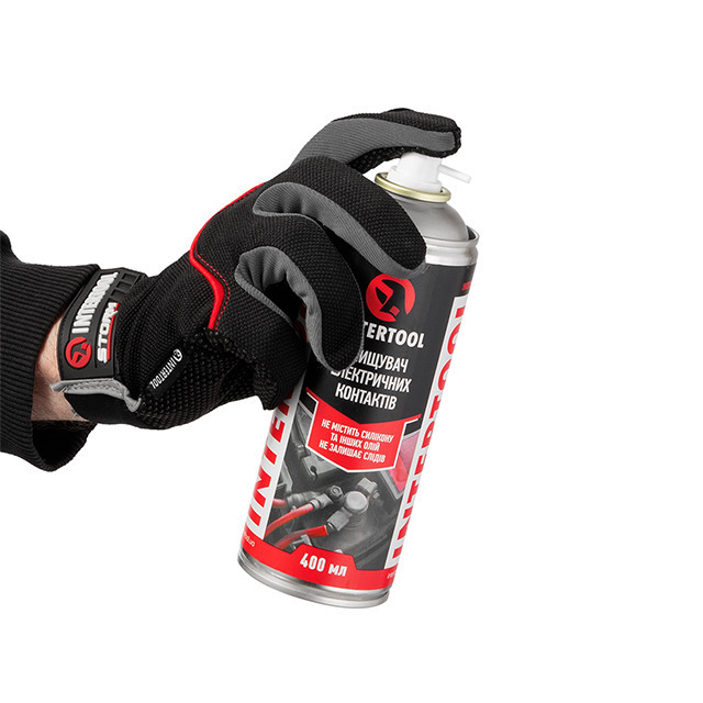 Очищувач електроконтактів, аерозоль, 400 мл INTERTOOL FS-0074 Киев - изображение 2