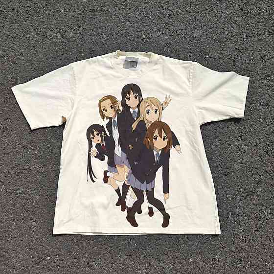 Футболка для мальчика с принтом аниме Аниме К Он Хокаго оверсайз (рост от 165 до 180 ) Черний Днепр