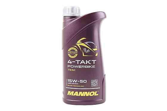 Олива 4T 15W-50 - синтетична мотоциклетна "Powerbike", 1L Бершадь