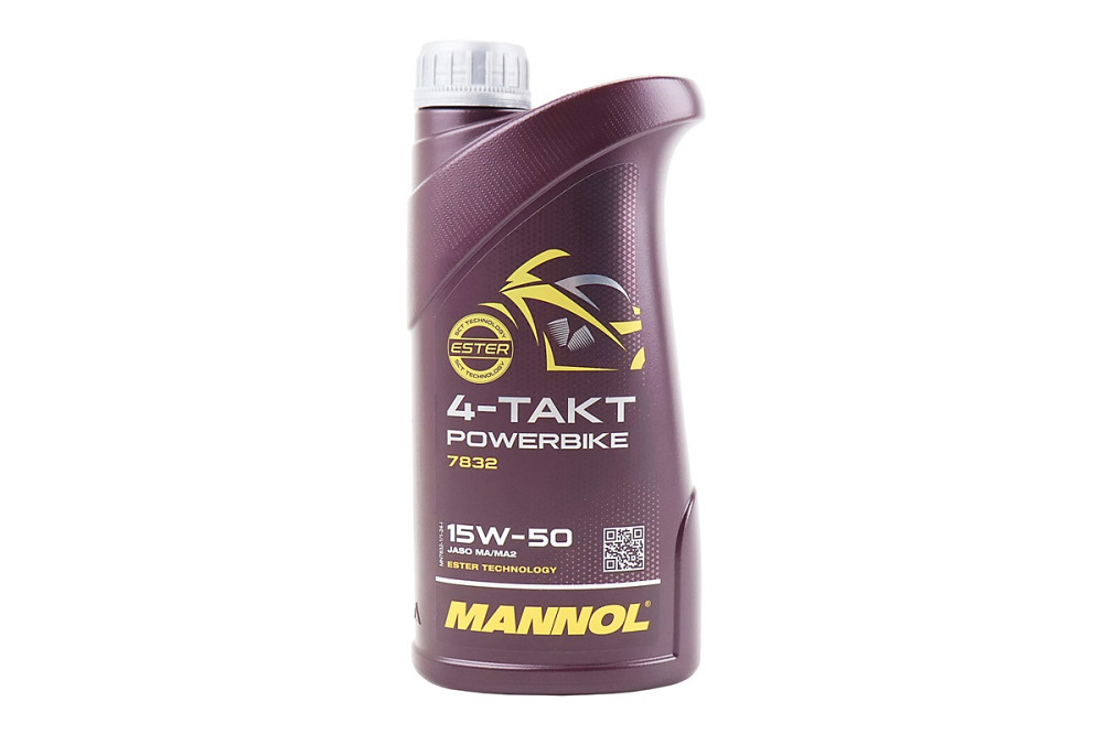 Олива 4T 15W-50 - синтетична мотоциклетна "Powerbike", 1L Бершадь - изображение 1