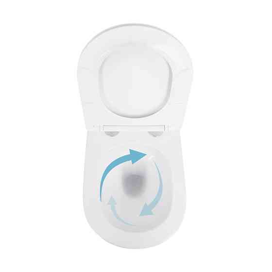 Унітаз підвісний Qtap Swan безобідковий Ultra Quiet із сидінням Soft-close QT16335179W Київ