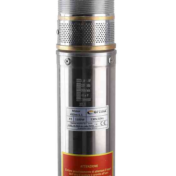 Насос скважинный с повышенной уст-тью к песку OPTIMA 4SDm3/15 1,1 кВт 109м + пульт+кабель 60м NEW (000023193) Киев