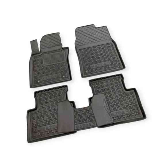 Килимки Мазда 3 iv 2019 -> борт 2,5 см, з перемичкою салону Мукачево