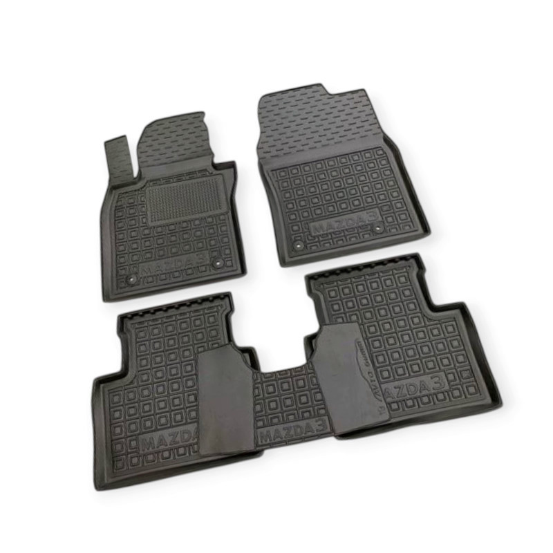 Килимки Мазда 3 iv 2019 -> борт 2,5 см, з перемичкою салону Мукачево - фото 1