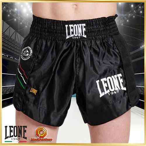 Спортивные шорты для тайского бокса Leone прочные шорты для тренировок спаррингов и занятий спортом Leone M Киев