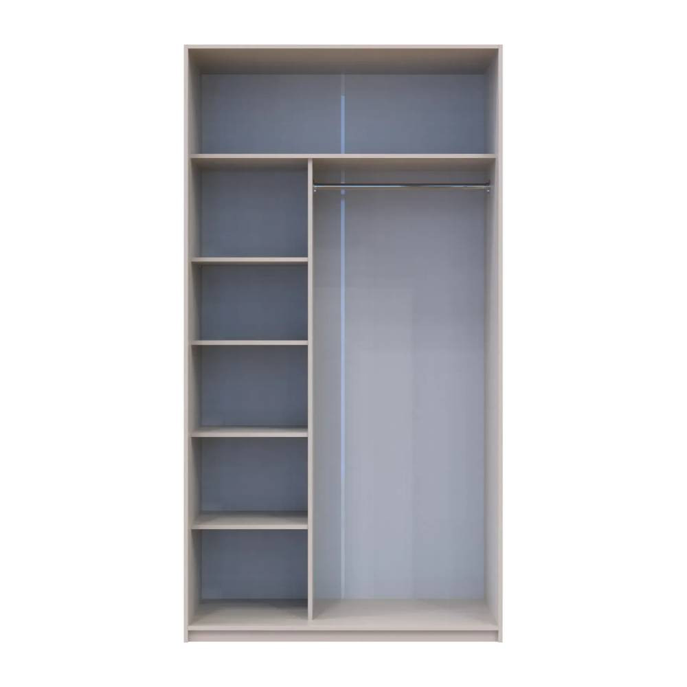 Шкаф-купе Doros Сити Лайт Кашемир 2 зеркала 120х60х225 (80736341) Днепр - изображение 6