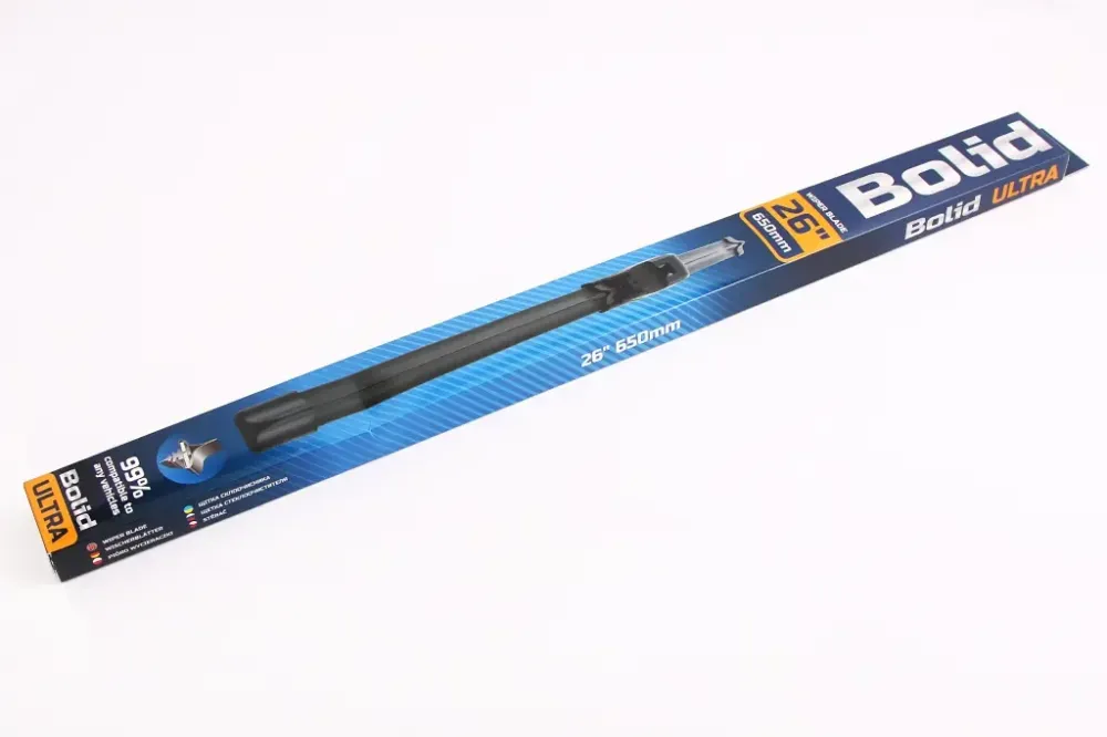 Щетка стеклоочистителя бескаркасная 65 см (26) Bolid Ultra (11 адаптеров) Винница - изображение 4