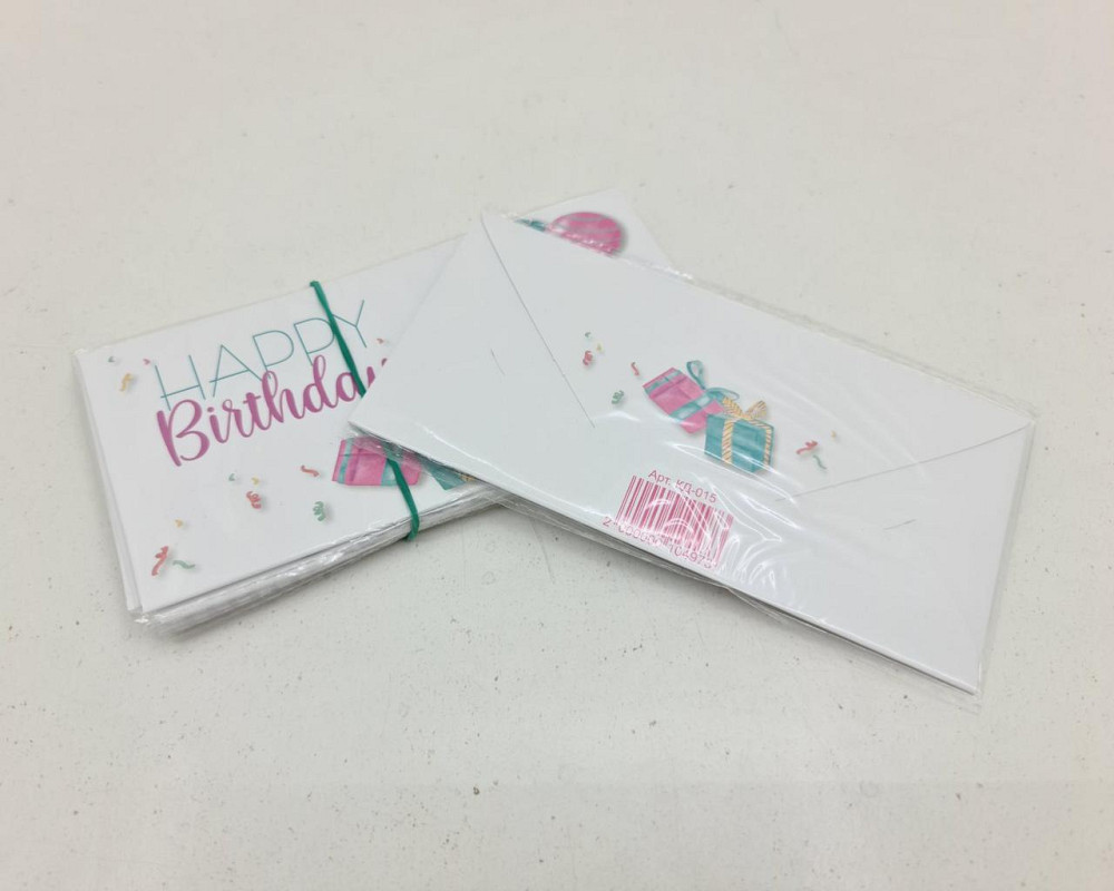 Конверт для грошей "Happy Birthday" 2 (КД-015) (10 пачка) Харків - фото 5