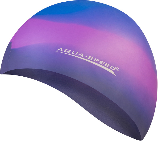 Шапочка для плавания Aqua Speed BUNT113 (purple) Вишнёвое - изображение 10