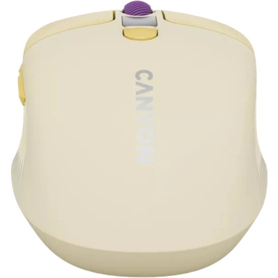 Мышка Canyon MW-26 LCD Silent Wireless/Bluetooth Yellow (CNS-CMSW26Y) Винница - изображение 8