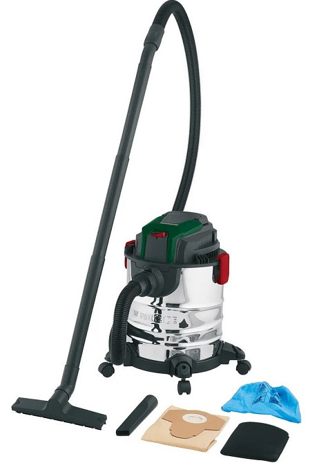 Пылесос строительный 20 литров для сухой и влажной уборки Parkside (PWD 20 C3) Нововолынск - изображение 2