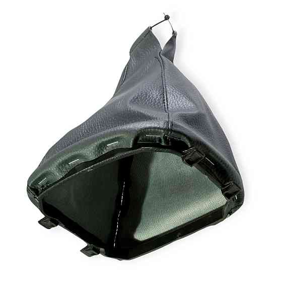 Пыльник Ланос салона/рычага серый (кожзам) на рамке КПП Мукачево