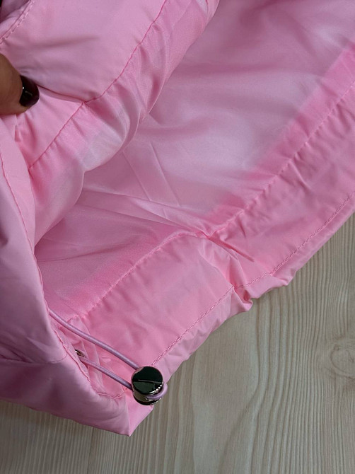 Куртка жіноча Lady Yep 10043 коротка на блискавці з коміром рожева, рожевий, 42 Київ - фото 17